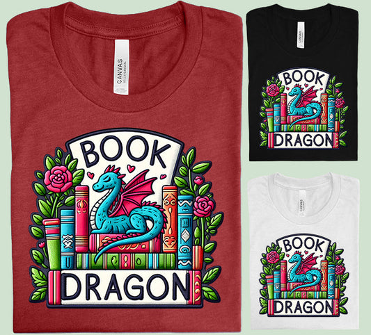 Book Dragon - Graphic Tee