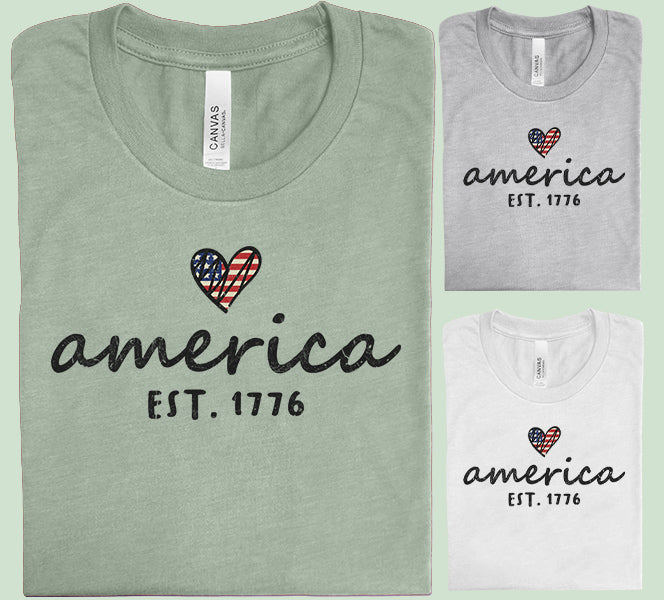 America Est 1776 - Graphic Tee