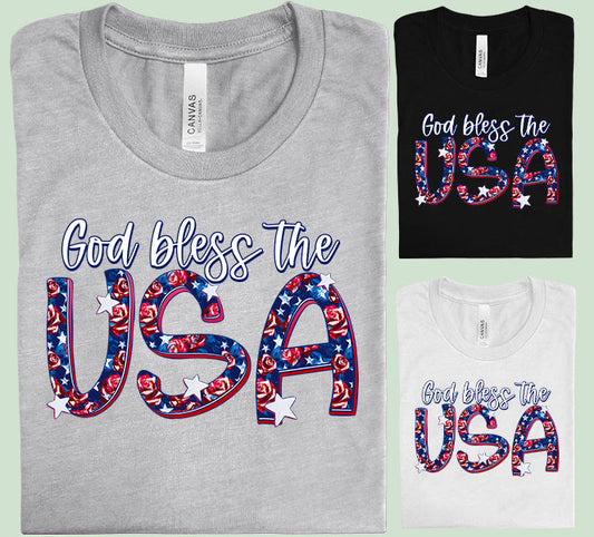 God Bless the USA - Graphic Tee