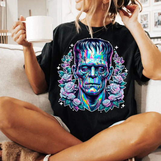 Holographic Frankenstein - Graphic Tee