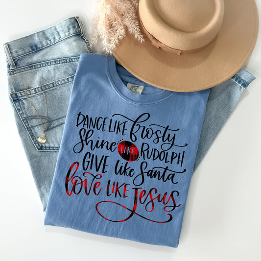 Love Like Jesus - Comfort Colors Graphic Tee