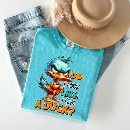 Do I Look Like I Give a Duck - Comfort Colors Graphic Tee