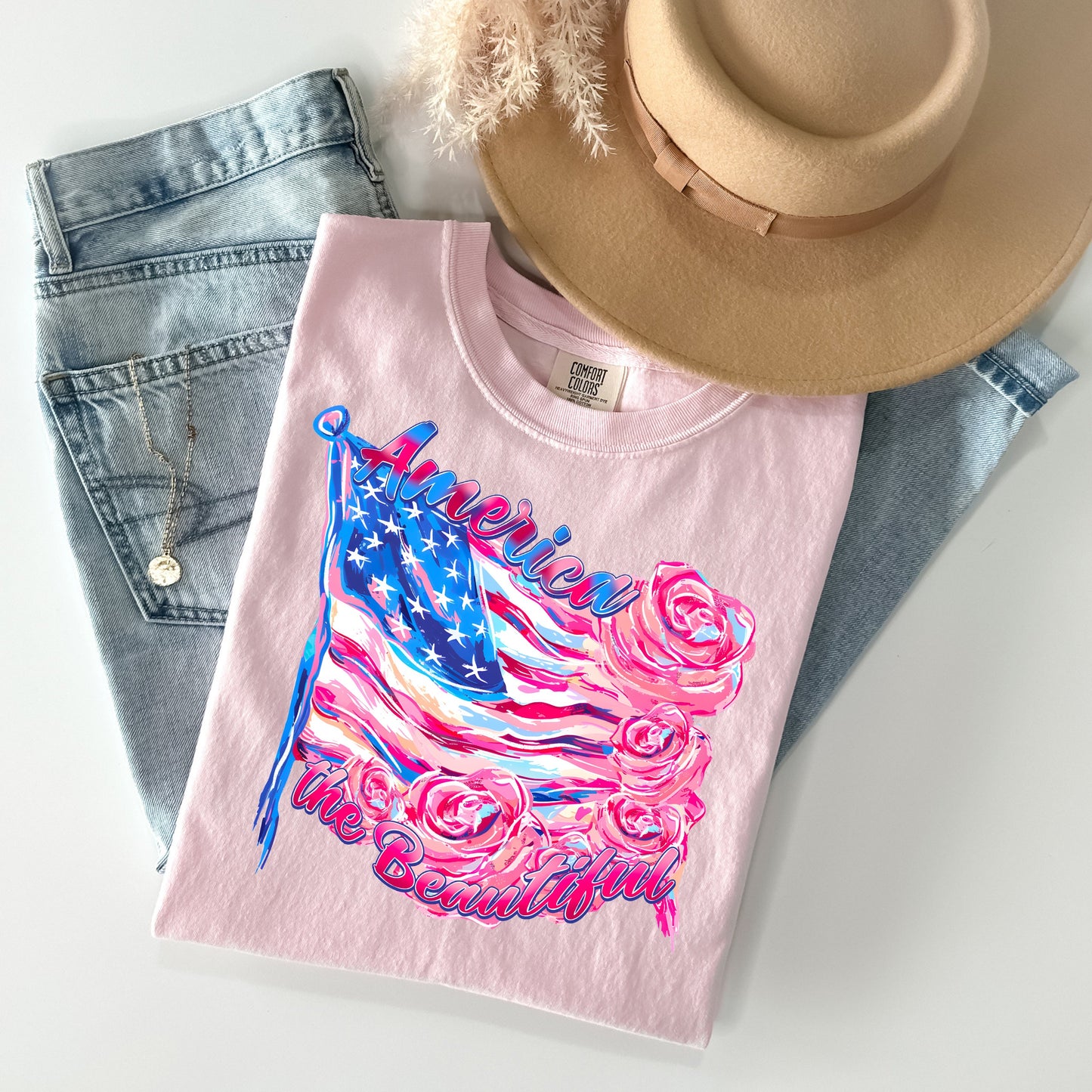America the Beautiful - Comfort Colors Graphic Tee