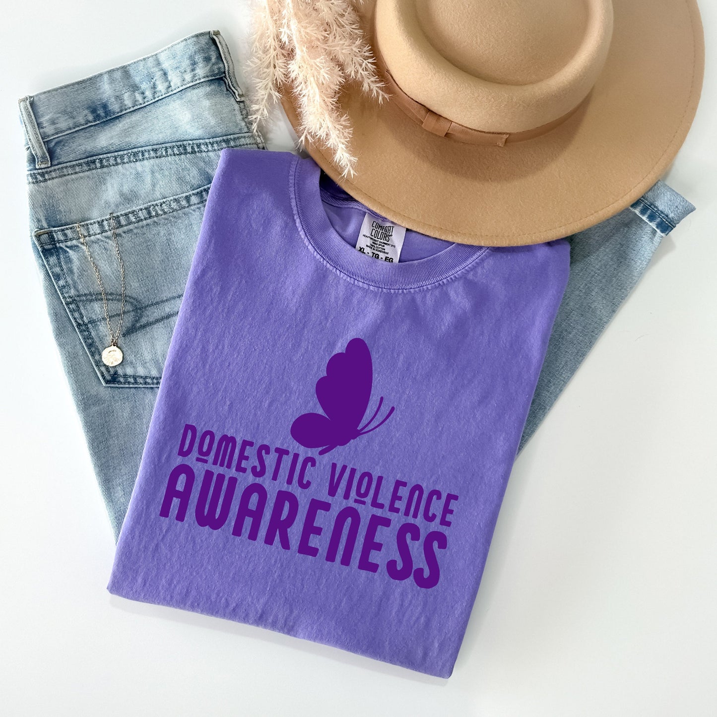 Domestic Violence Awareness - Comfort Colors Graphic Tee