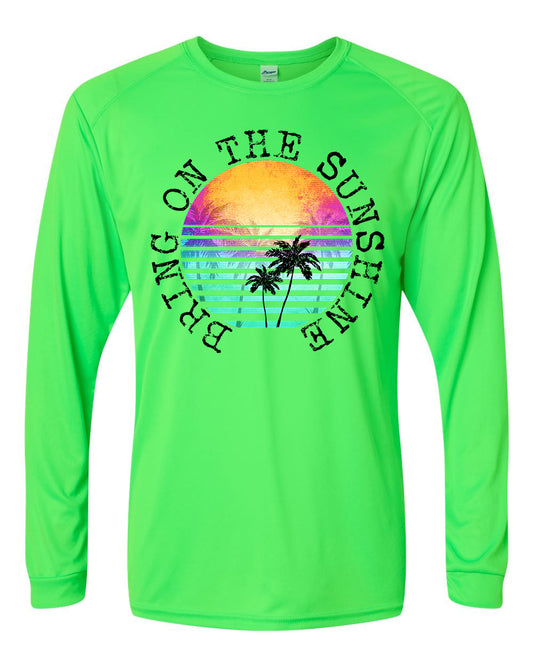 Bring on the Sunshine UPF Long Sleeve Perfomance Tee