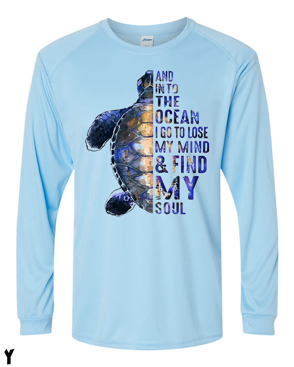 And Into the Ocean I Go UPF Long Sleeve Perfomance Tee