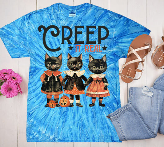 Creep It Real - Tie Dye Graphic Tee