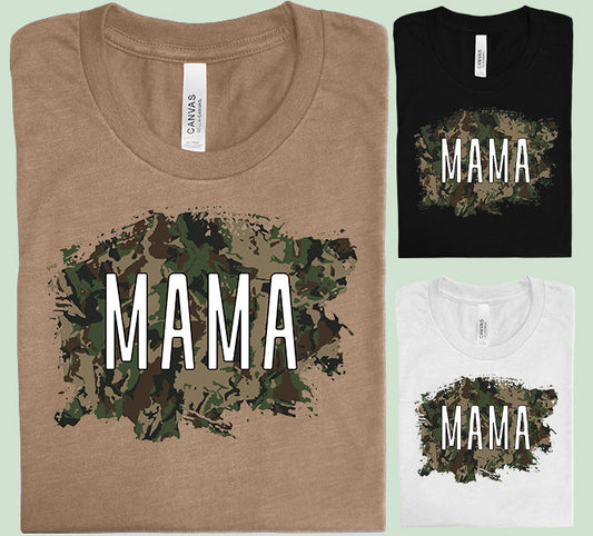 Camo Mama - Graphic Tee