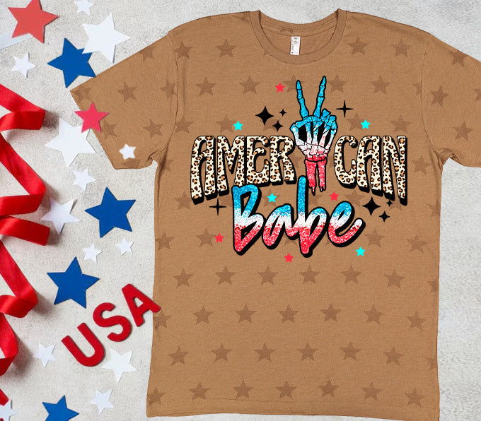 American Babe - Star Graphic Tee