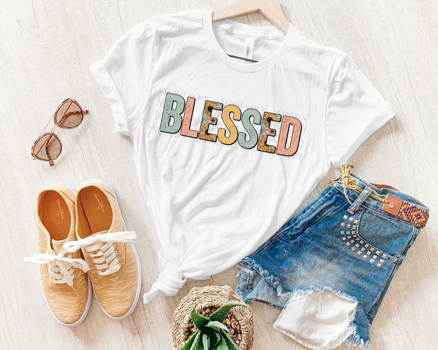 Blessed Text Graphic Tee