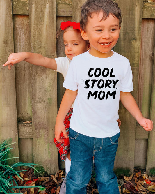 Cool Story Mom Toddler Tee